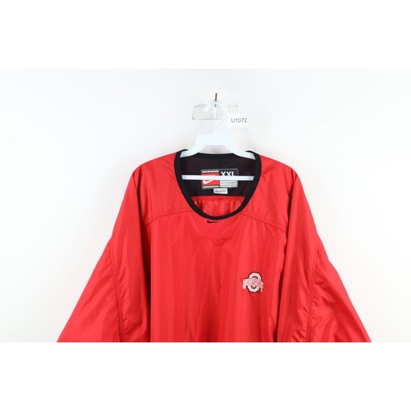 Vintage Nike Mens 2XL Travis Scott Center Swoosh Ohio State University Jacket - Picture 2 of 11